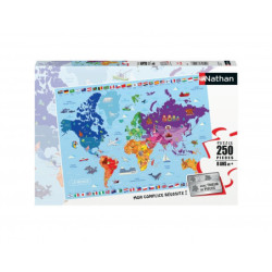 Puzzle Carte du monde - 250...