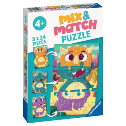 Puzzles Mix & Match 3x24 p...