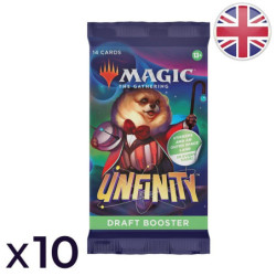 Lot de 10 boosters de draft Unfinity - Magic EN