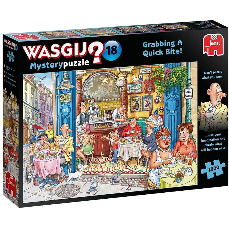 Puzzle - Wasgij Mystery 18 - Une bouchée pour chacun - 1000 pièces