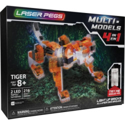 Laser Pegs - Tigre rouge 4...