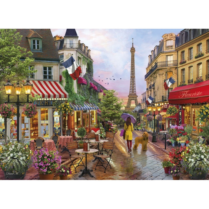 Puzzle 1000 pièces - Les fleurs de Paris