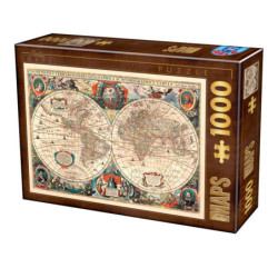 Puzzle 1000 pièces - Carte...