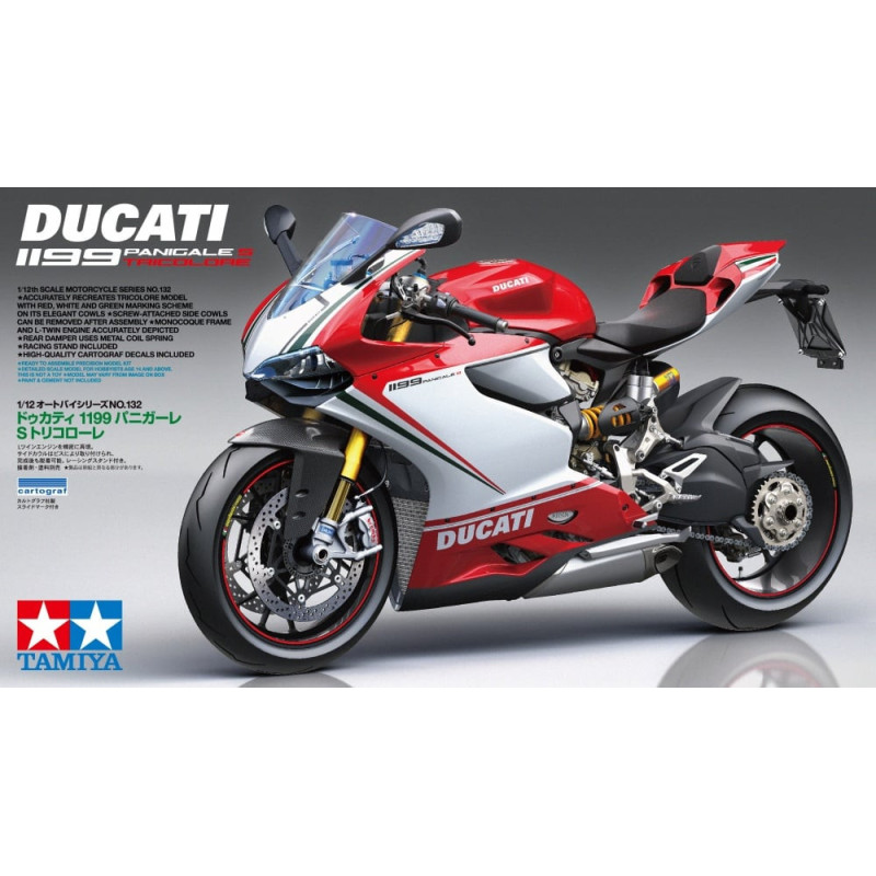 Maquette Ducati 1199 Panigale Tricolore 1/12